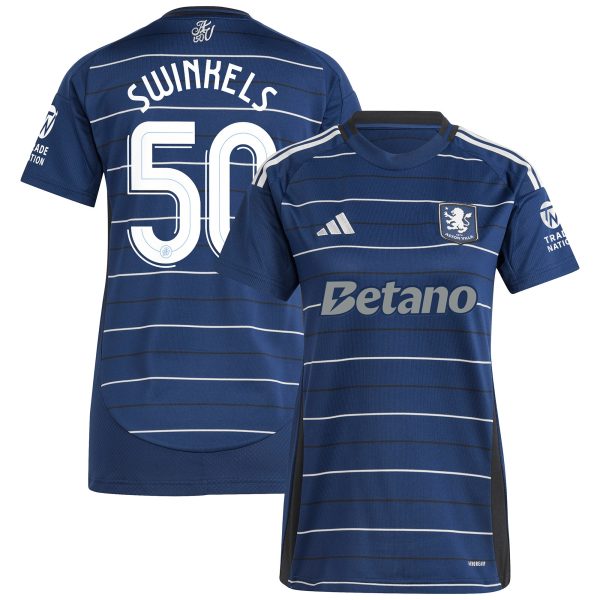 Aston Villa Shirts - aston villa adidas third shirt 2024-25 – womens with swinkels 50 cup printing Collection of Official Fan Gear