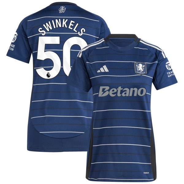 Aston Villa Shirts - aston villa adidas third shirt 2024-25 – womens with swinkels 50 printing Collection of Official Fan Gear