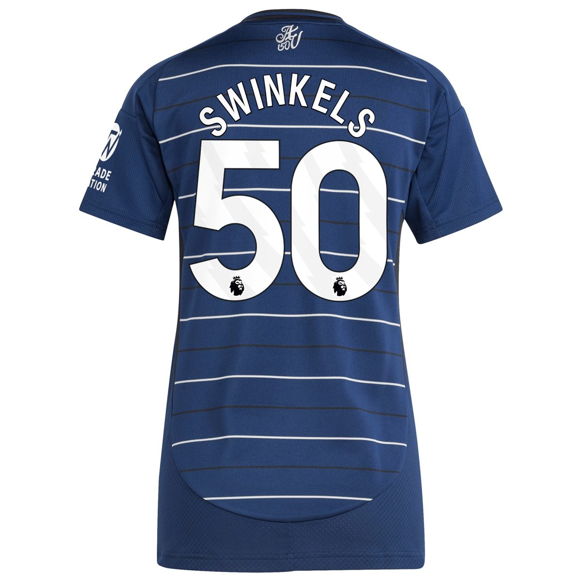 Aston Villa Shirts - aston villa adidas third shirt 2024-25 – womens with swinkels 50 printing Collection of Official Fan Gear