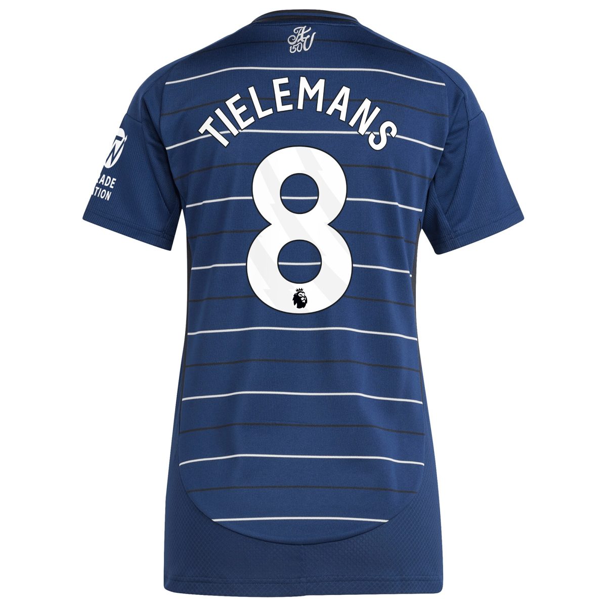 Aston Villa Shirts - aston villa adidas third shirt 2024-25 – womens with tielemans 8 printing Collection of Official Fan Gear