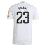 Aston Villa Shirts - aston villa adidas wsl away authentic shirt 2024-25 with grant 23 printing Collection of Official Fan Gear