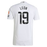 Aston Villa Shirts - aston villa adidas wsl away authentic shirt 2024-25 with leon 19 printing Collection of Official Fan Gear