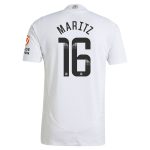Aston Villa Shirts - aston villa adidas wsl away authentic shirt 2024-25 with maritz 16 printing Collection of Official Fan Gear