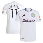Aston Villa Shirts - aston villa adidas wsl away authentic shirt 2024-25 with robinson 11 printing Collection of Official Fan Gear