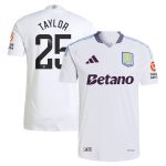 Aston Villa Shirts - aston villa adidas wsl away authentic shirt 2024-25 with taylor 25 printing Collection of Official Fan Gear