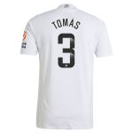 Aston Villa Shirts - aston villa adidas wsl away authentic shirt 2024-25 with tomás 3 printing Collection of Official Fan Gear