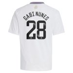 Aston Villa Shirts - aston villa adidas wsl away shirt 2024-25 – kids with gabi nunes 28 printing Collection of Official Fan Gear