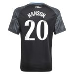 Aston Villa Shirts - aston villa adidas wsl away shirt 2025-26 – kids with hanson 20 printing Collection of Official Fan Gear