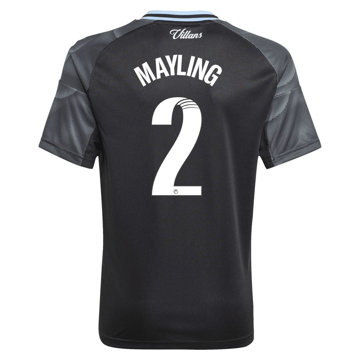 Aston Villa Shirts - aston villa adidas wsl away shirt 2025-26 – kids with mayling 2 printing Collection of Official Fan Gear