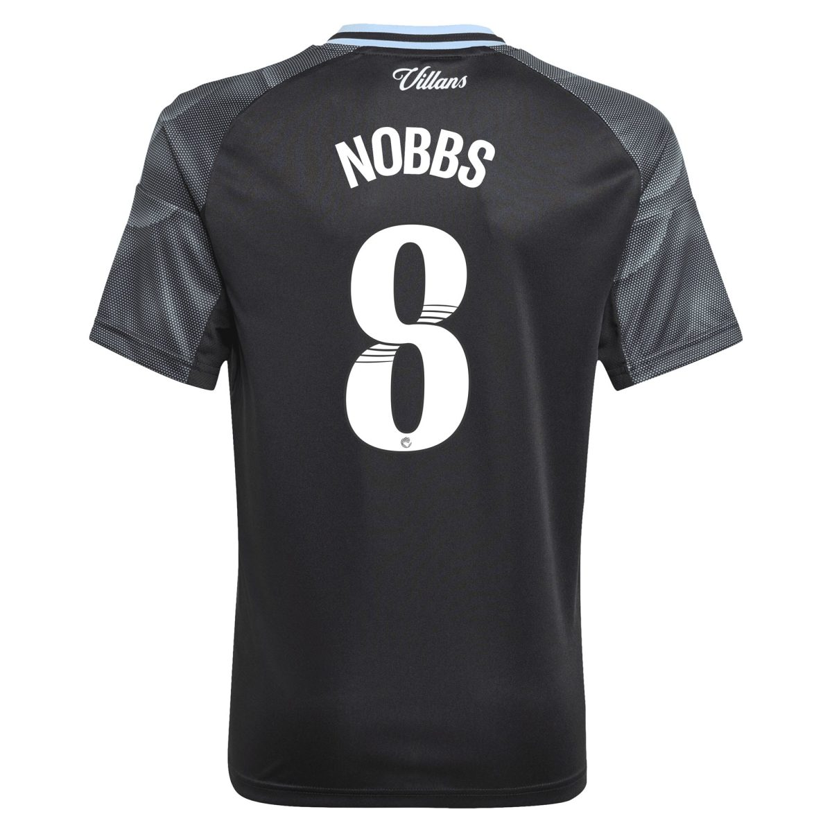 Aston Villa Shirts - aston villa adidas wsl away shirt 2025-26 – kids with nobbs 8 printing Collection of Official Fan Gear