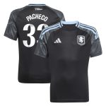Aston Villa Shirts - aston villa adidas wsl away shirt 2025-26 – kids with pacheco 33 printing Collection of Official Fan Gear