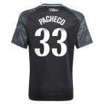 Aston Villa Shirts - aston villa adidas wsl away shirt 2025-26 – kids with pacheco 33 printing Collection of Official Fan Gear
