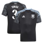 Aston Villa Shirts - aston villa adidas wsl away shirt 2025-26 – kids with tomás 3 printing Collection of Official Fan Gear