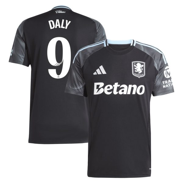 Aston Villa Shirts - aston villa adidas wsl away shirt 2025-26 with daly 9 printing Collection of Official Fan Gear
