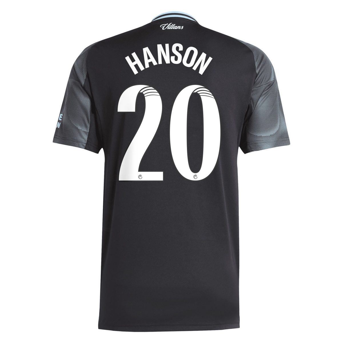 Aston Villa Shirts - aston villa adidas wsl away shirt 2025-26 with hanson 20 printing Collection of Official Fan Gear