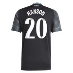 Aston Villa Shirts - aston villa adidas wsl away shirt 2025-26 with hanson 20 printing Collection of Official Fan Gear