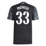 Aston Villa Shirts - aston villa adidas wsl away shirt 2025-26 with pacheco 33 printing Collection of Official Fan Gear
