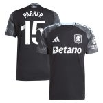 Aston Villa Shirts - aston villa adidas wsl away shirt 2025-26 with parker 15 printing Collection of Official Fan Gear