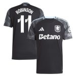 Aston Villa Shirts - aston villa adidas wsl away shirt 2025-26 with robinson 11 printing Collection of Official Fan Gear