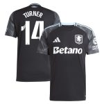 Aston Villa Shirts - aston villa adidas wsl away shirt 2025-26 with turner 14 printing Collection of Official Fan Gear