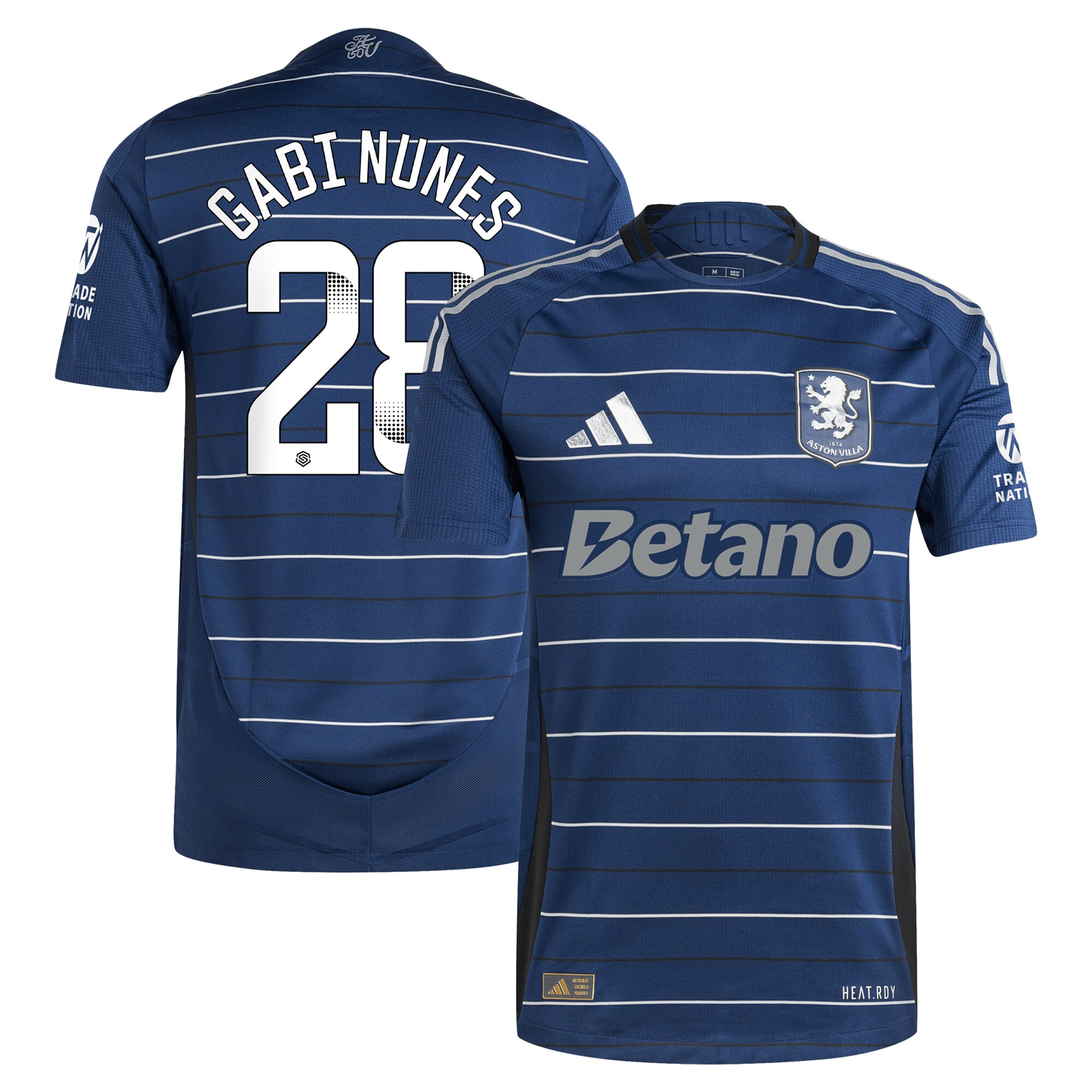 Aston Villa Shirts - aston villa adidas wsl third authentic shirt 2024-25 with gabi nunes 28 printing Collection of Official Fan Gear