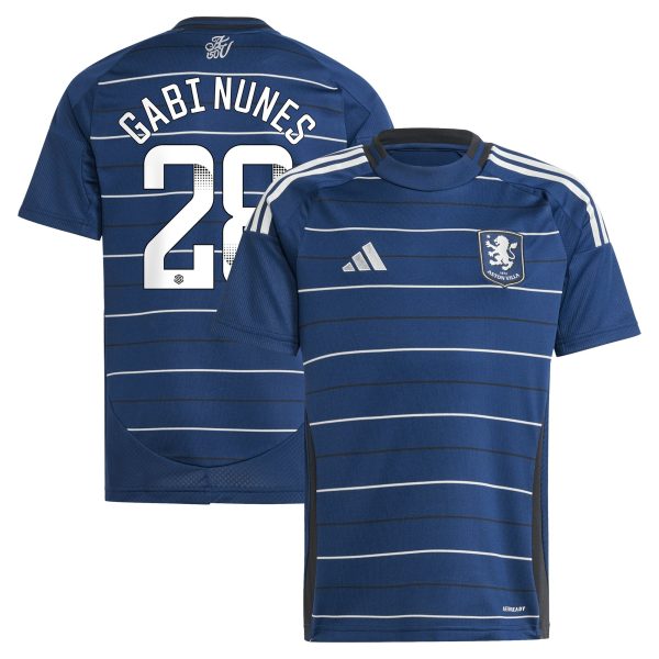 Aston Villa Shirts - aston villa adidas wsl third shirt 2024-25 – kids with gabi nunes 28 printing Collection of Official Fan Gear
