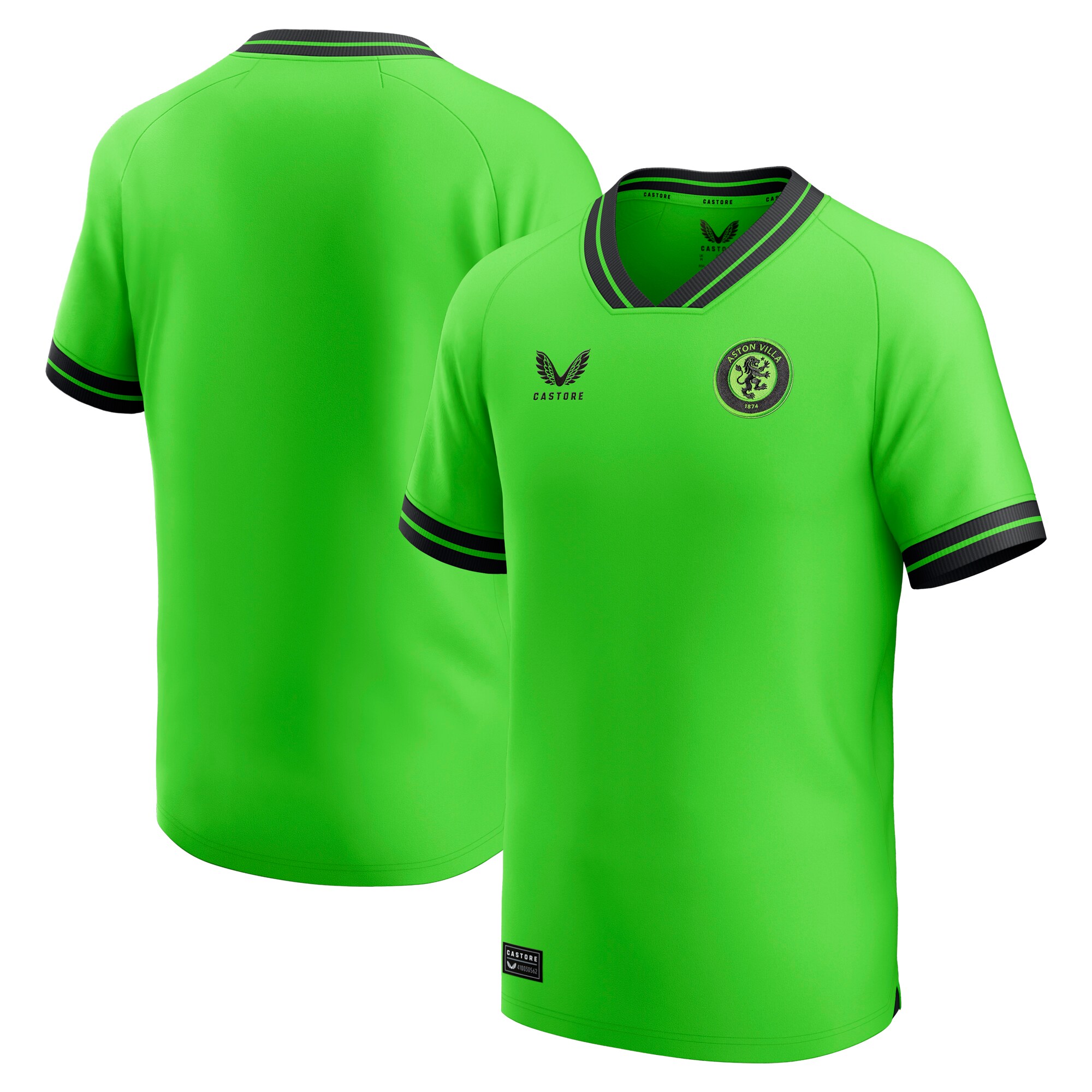 Aston Villa Shirts - aston villa castore away goalkeeper shirt 2023-24 – kids with custom printing Collection of Official Fan Gear