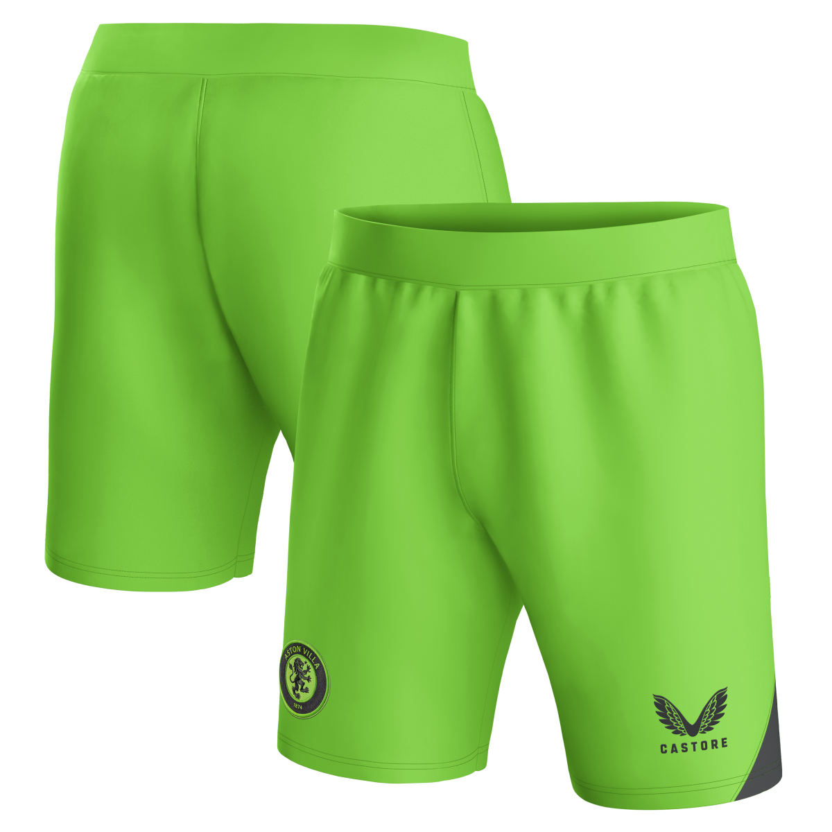 Aston Villa Shirts - aston villa castore away goalkeeper shorts 2023-24 – kids – 13385917 with custom printing Collection of Official Fan Gear