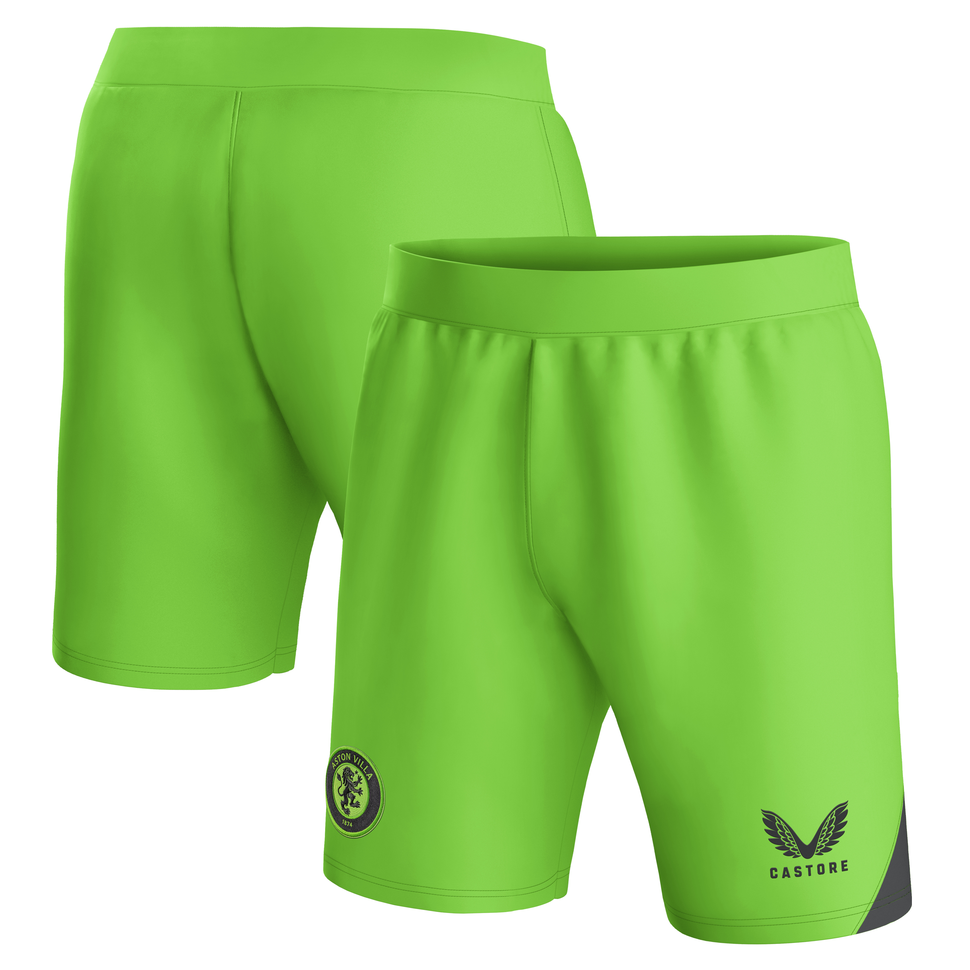 Aston Villa Shirts - aston villa castore away goalkeeper shorts 2023-24 – kids – 13385917 with custom printing Collection of Official Fan Gear
