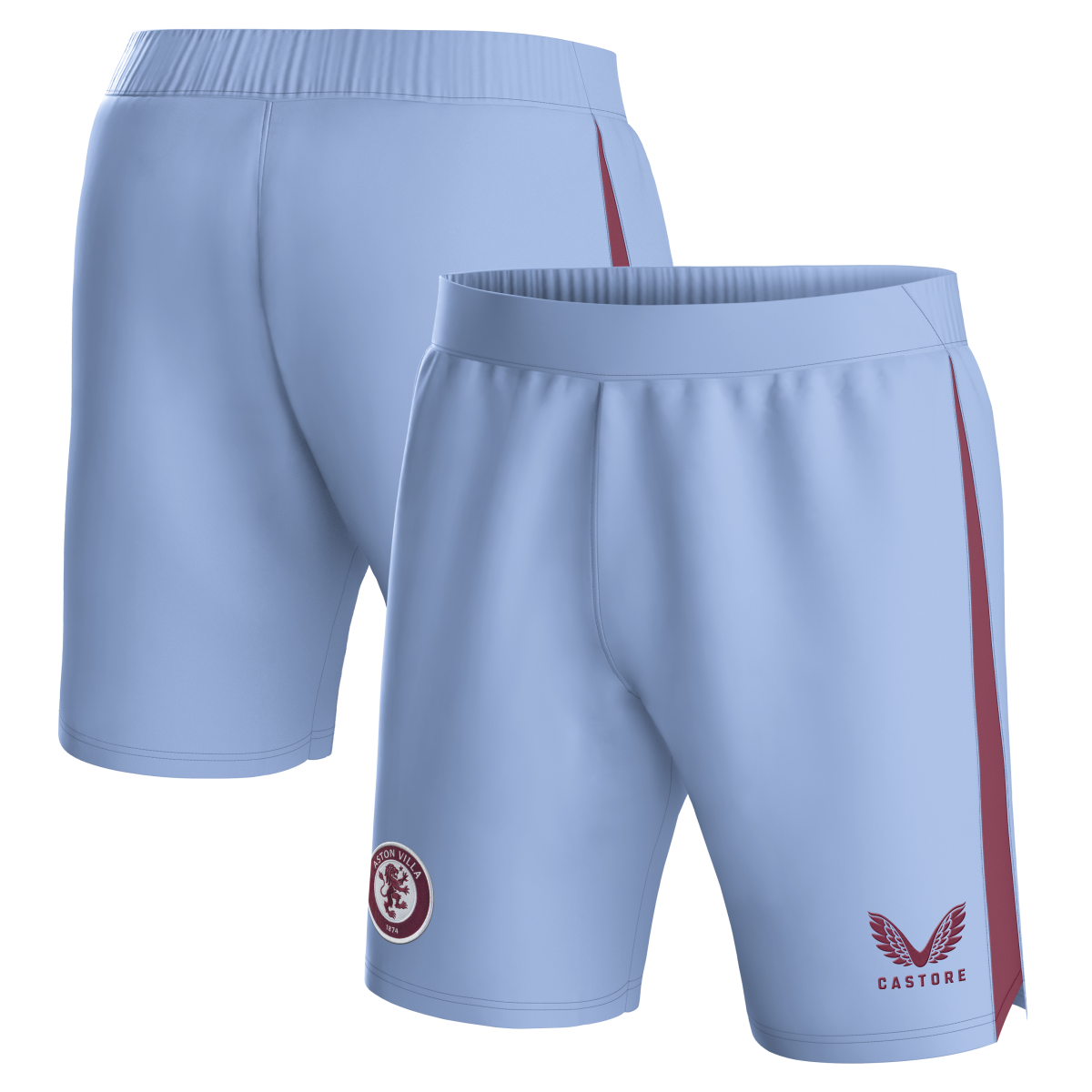 Aston Villa Shirts - aston villa castore away shorts 2023-24 with custom printing Collection of Official Fan Gear