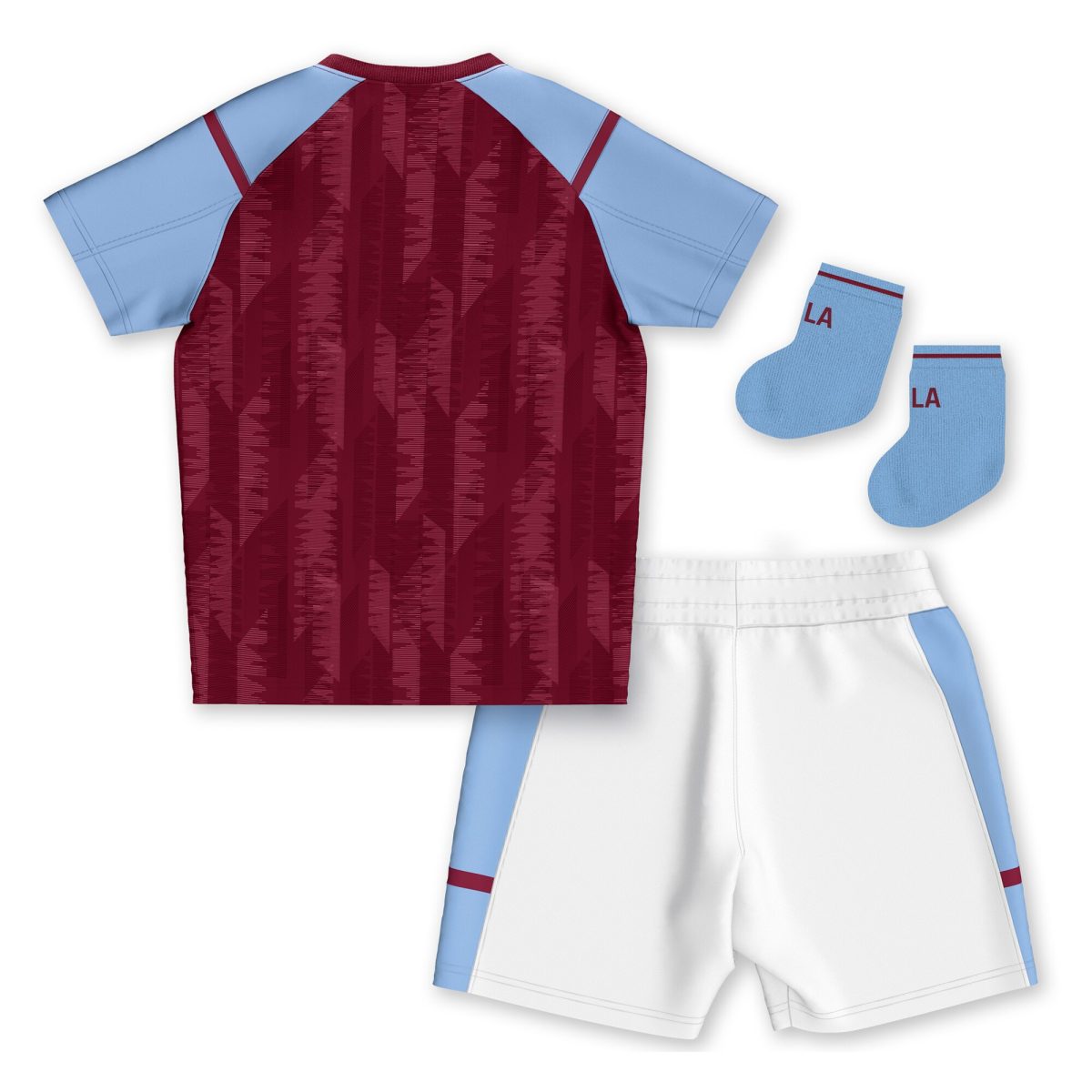 Aston Villa Shirts - aston villa castore home baby kit 2023-24 with custom printing Collection of Official Fan Gear