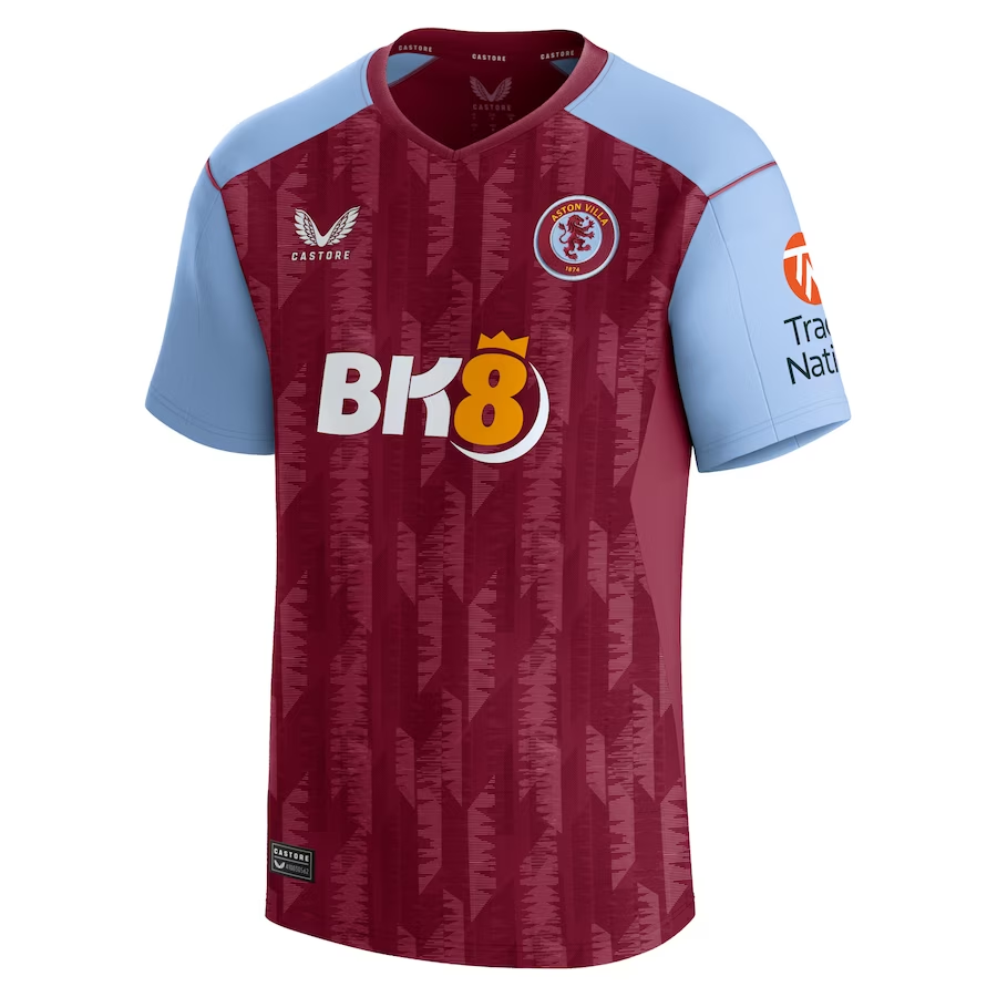 Aston Villa Shirts - aston villa castore home shirt 2023-24 with custom printing Collection of Official Fan Gear