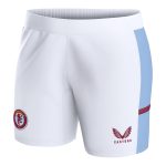 Aston Villa Shirts - aston villa castore home shorts 2023-24 – womens with custom printing Collection of Official Fan Gear