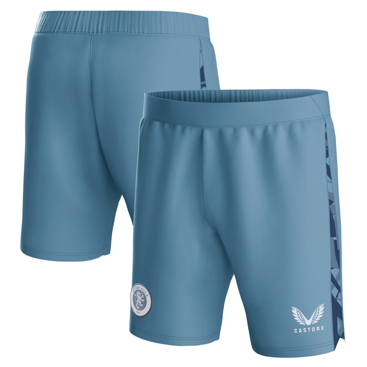 Aston Villa Shirts - aston villa castore third shorts 2023-24 – kids with custom printing Collection of Official Fan Gear