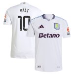 Aston Villa Shirts - aston villa wsl adidas away authentic shirt 2024-25 with dali 10 printing Collection of Official Fan Gear