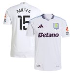 Aston Villa Shirts - aston villa wsl adidas away authentic shirt 2024-25 with parker 15 printing Collection of Official Fan Gear