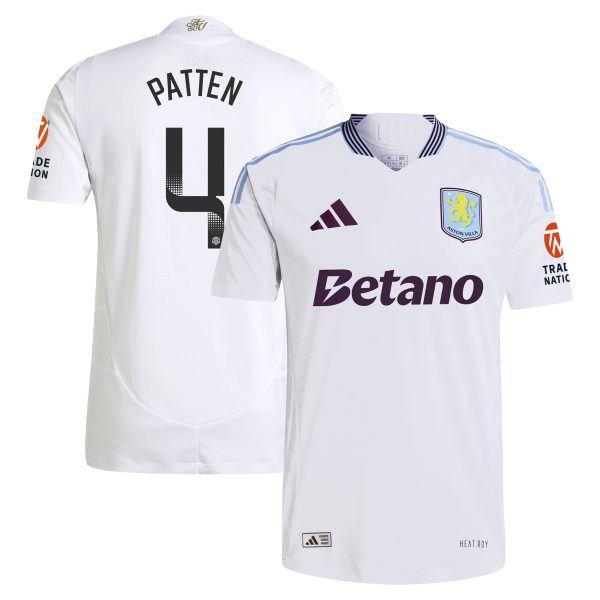 Aston Villa Shirts - aston villa wsl adidas away authentic shirt 2024-25 with patten 4 printing Collection of Official Fan Gear