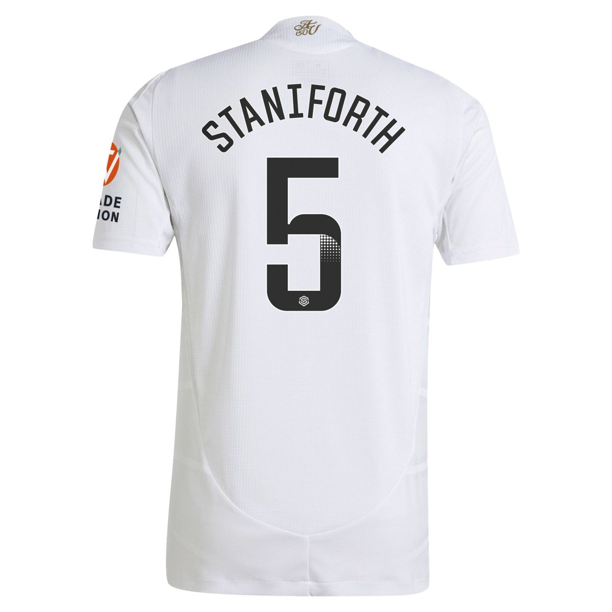Aston Villa Shirts - aston villa wsl adidas away authentic shirt 2024-25 with staniforth 5 printing Collection of Official Fan Gear