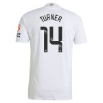 Aston Villa Shirts - aston villa wsl adidas away authentic shirt 2024-25 with turner 14 printing Collection of Official Fan Gear