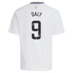 Aston Villa Shirts - aston villa wsl adidas away shirt 2024-25 – kids with daly 9 printing Collection of Official Fan Gear