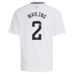Aston Villa Shirts - aston villa wsl adidas away shirt 2024-25 – kids with mayling 2 printing Collection of Official Fan Gear