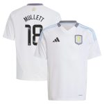 Aston Villa Shirts - aston villa wsl adidas away shirt 2024-25 – kids with mullett 18 printing Collection of Official Fan Gear