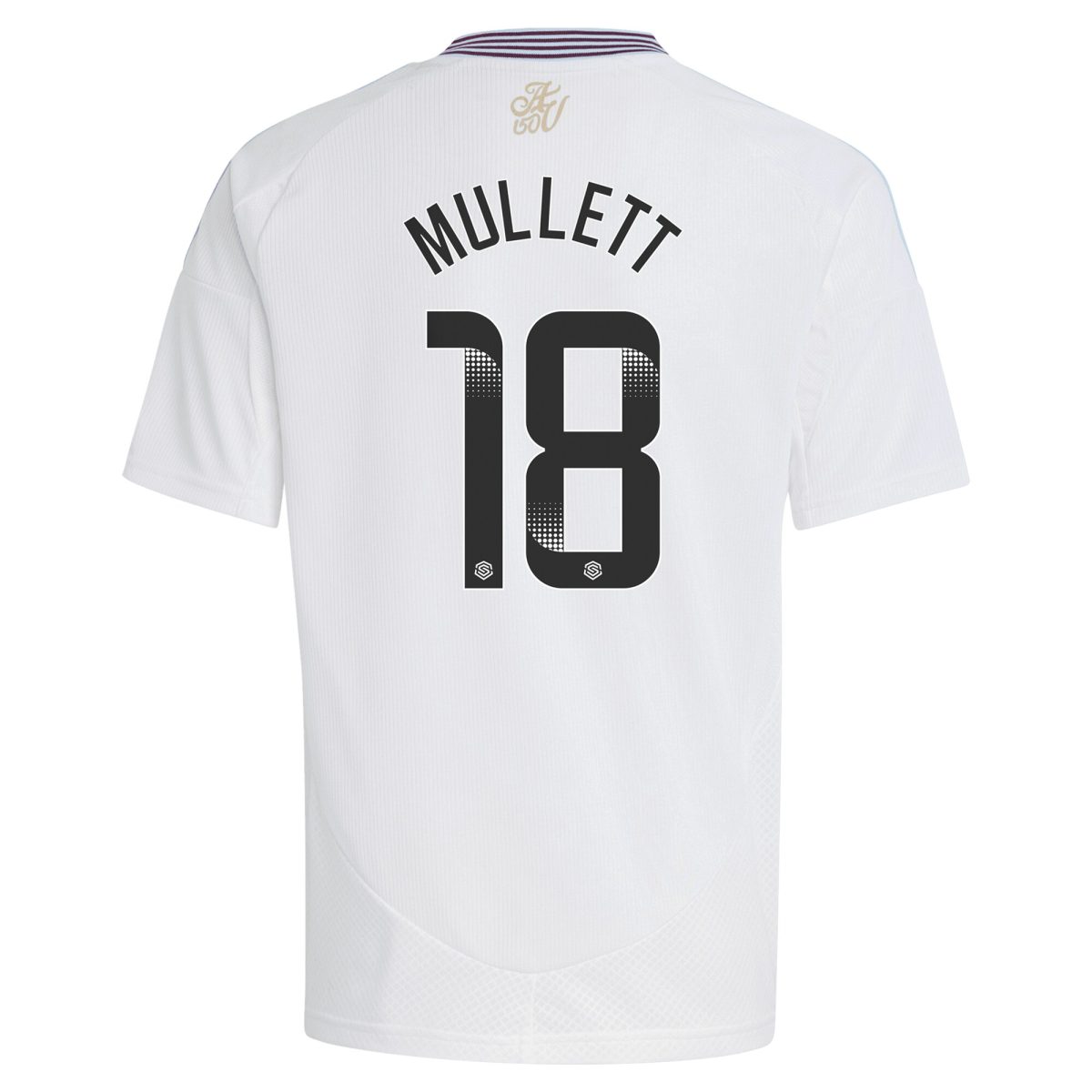 Aston Villa Shirts - aston villa wsl adidas away shirt 2024-25 – kids with mullett 18 printing Collection of Official Fan Gear