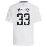 Aston Villa Shirts - aston villa wsl adidas away shirt 2024-25 – kids with pacheco 33 printing Collection of Official Fan Gear