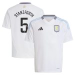 Aston Villa Shirts - aston villa wsl adidas away shirt 2024-25 – kids with staniforth 5 printing Collection of Official Fan Gear