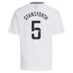 Aston Villa Shirts - aston villa wsl adidas away shirt 2024-25 – kids with staniforth 5 printing Collection of Official Fan Gear