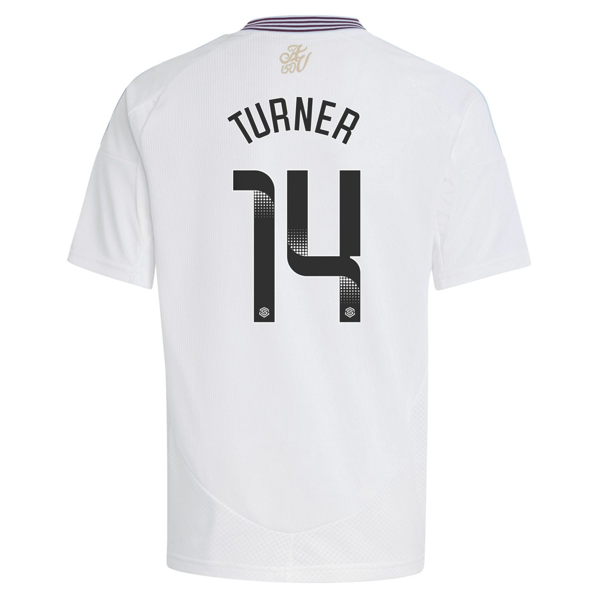Aston Villa Shirts - aston villa wsl adidas away shirt 2024-25 – kids with turner 14 printing Collection of Official Fan Gear
