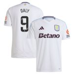 Aston Villa Shirts - aston villa wsl adidas away shirt 2024-25 with daly 9 printing Collection of Official Fan Gear