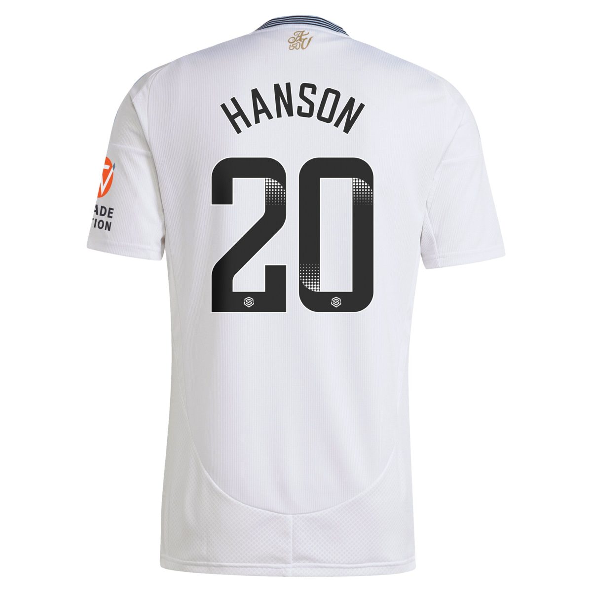 Aston Villa Shirts - aston villa wsl adidas away shirt 2024-25 with hanson 20 printing Collection of Official Fan Gear