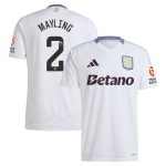Aston Villa Shirts - aston villa wsl adidas away shirt 2024-25 with mayling 2 printing Collection of Official Fan Gear